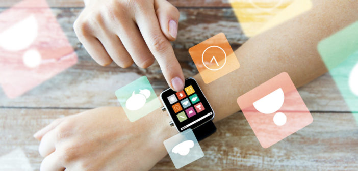 a smart watch with apps