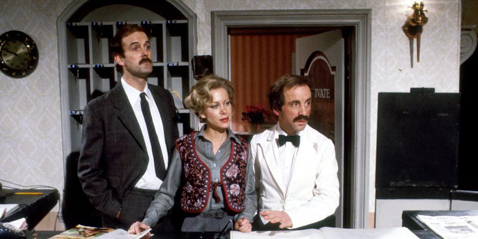 3 characters from the BBC show Fawlty Towers