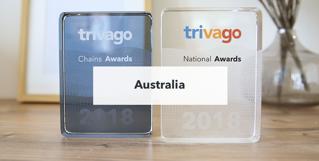 image showing the trivago Awards 2018 trophy