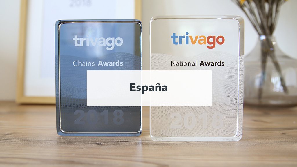 Trofeos de los trivago Awards 2018 España